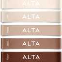 ALTA Mini Loop Bands for Exercise - Premium Durable Latex - Small Resistance Bands for Women, Booty Bands for Working Out, Leg Stretch Loops for Physical Therapy, Pilates Exercise Mini Bands Set (5 Pack - Latte)