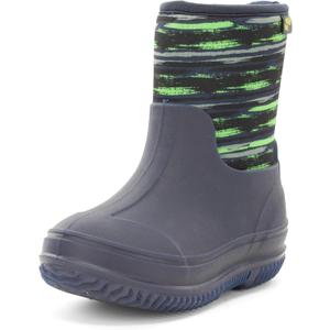 Western Chief Kids Freestyle Neoprene Outdoor Boot, Lightweight, Kid Friendly for Boys and Girls Waterproof Boot for Rain, Mud, Cold Weather, Snow (5 Big Kid, Navy)