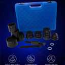 SIXIWANZI 24pc Wheel Bearing Press Kit for Easy Removal & Installation FWD Bearing Press Kit