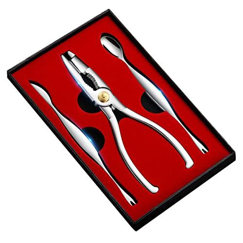 Seafood Tools （Exquisite 3-piece set) Lobster Crackers and crab crackers apply to lobster ，crab，crab legs，king crab legs，nut
