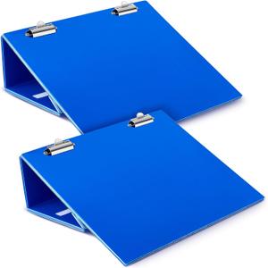 Nuanchu Folding Slant Board for Writing 14 x 12 Inch Large Slanted Clipboard Adjustable Tilted Writing Board Sloped Surface to Improve Handwriting Legibility Endurance for Office Reading(1 Pcs)