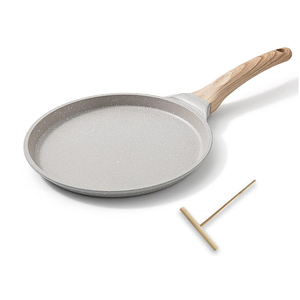 Bobikuke 8 inch Crepe Pan, Nonstick Pan for Crepes Omelette Tortillas, Dosa Tawa Tortilla Pan, Griddle Pancake Pan for Roti Indian, Induction Compatible