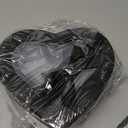 4 Pcs Mother's Day Flower Boxes Heart Shaped Boxes Floral Gift Assorted Sizes with Transparent Window Lids and Ribbons for Luxury Flower Gift Arrangements Wedding(Black)