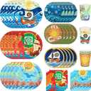 Ocean and Beach Theme Party Supplies Tableware Set