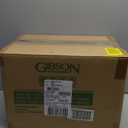 Gibson Home Bethel 18 Piece Plates and Bowls Ceramic Stoneware Organic Shape Dinnerware Set (Service for 6) - Matte White