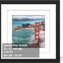 12x12 Wood Picture Frames for Wall Hanging or Tabletop,Diamond Painting Frame Baby Scan Picture Frames with 2 Mats Display 8x8 or 10x10 for Family Walls Decoration,Anniversary,Wedding,Christmas(Black)
