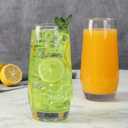 Highball Glasses Set of 4 (18 Ounce), Lead-Free Crystal Tall Drinking Glasses for Water, Cocktail & Beverage