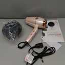 INFINITI PRO CONAIR SmoothWrap Hair Dryer, Blow Dryer with Diffuser and Concentrator Attachments, Advanced Plasma and Ceramic Technology for Less Frizz, More Volume, and Body, Champagne