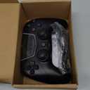 BETMI Wireless Controller for PS-5/Pro/Slim/PC,Bluetooth Gaming Controller with Hall Joysticks/LED Channel Light/Turbo/6-Axis Gyro/Dual Vibration/Touchpad/3.5mm TRRS Audio Jack/Speaker Function(Black)