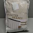 Large Window Natural Linen Curtains 108 Inches Long for Living Room Light Filtering Drapes 9ft for Patio Sliding Doors, Extra Long Semi Sheer High Ceiling Pinch Pleated Panels W40 x L108 x 2 Panels