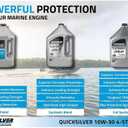 Quicksilver 8M0175781 Full Synthetic 10W-30 4-Stroke Marine Engine Oil - 32 FL