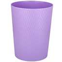 UUJOLY Small Trash Can Wastebasket Garbage Can Container Bins for Bathrooms, Laundry Room, Kitchens, Offices, Kids Rooms, Dorms (Taro Purple) (1 Pack)