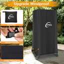 Kipiea 600D Heavy Duty Vertical Smoker Cover for Pit Boss 3-Series Electric Smoker, Waterproof BBQ Grill Cover with Windproof Buckles, UV Resistant, No Tear, No Fading