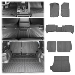 Titibett Floor Mats Cargo Liner Fit for 2025 2026 Toyota 4Runner 5 Seats Only Gas Floor & Trunk Mats Compatible with 4Runner Interior Accessories, 4PCS
