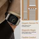 Patented Magnetic Link Sport Band Compatible with Apple Watch Bands Men 44mm 45mm 46mm 49mm 42mm 41mm 40mm 38mm Women, Nylon Sport Loop Strap for iWatch Ultra 3 2 1 SE Series 11 10 9 8 7 6 5 4 3 2 1