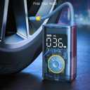 Fanttik X9 Pro Portable Tire Inflator for Compact Car, 1Min Jet-Inflate Electric Bike Pump with Digital Tire Pressure Gauge, 150PSI Air Compressor for Electric Bikes, Motorcycle, Ball, Mechanical Gray