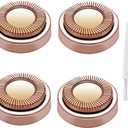 Facial Hair Remover Replacement Heads for Generation 1 Finishing Touch Flawless Facial Hair Removal Tool for Women,18K Gold-Plated Rose Gold 4 Count, First Generation by BECHY.