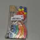 Harloon 24 Pcs Hockey Party Favors Includes Multicolor Hockey Stick Pencils and Balls Erasers Sports Pencils for Sports Fans Birthday Party Student Prize Gifts Goodie Bag