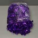 Dingion 59 Feet Christmas Tinsel Garlands Metallic Twist Garland Hanging Garland Ornaments for Halloween Christmas Tree Party Supplies Indoor and Outdoor Decoration(Shinny,Purple)