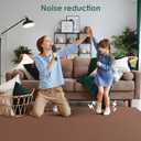 VallisCo Carpet Tile 30 Pack 12 X 12 Self Adhesive Carpet Floor Tiles Anti-Slip Squares Peel and Stick Floor Tile DIY Installation for Bedroom (Brown)