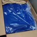 Huwena 50 Pcs Modular Interlocking Cushion Floor Tiles 10 x 10 Inch Non Slip Pool Floor Mat Blue Interlocking Rubber Draining Flooring Tiles with Hole for Drain Deck Patio Balcony Shower Kitchen