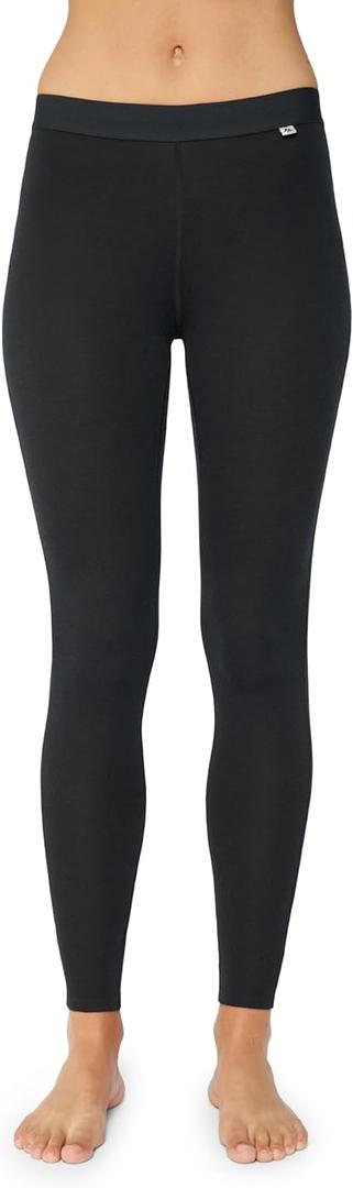 DANISH ENDURANCE Merino Wool Leggings Women, Women's Thermal Underwear Bottom, Base Layer Women’s Leggings for Winter L