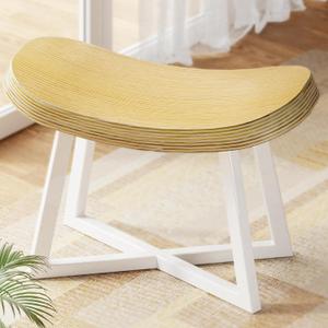 Wooden Step StoolFoot Rest for Adult&Children,Short Stool for Under Desk, Small Bench for Living Room, Kitchen, Couch, Entryway