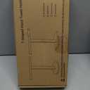 NearMoon T-Shape Hand Towel Holder-Bath Towel Rack-Standing with Balanced Base Towel Bar for Bathroom Kitchen Vanity Countertop, Modern Stand Towel Ring with Marble Base (14 Inch, Brushed Nickel)