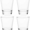 BCnmviku 1.5 oz Shot Glasses Sets with Heavy Base, Clear Shot Glass (4 Pack)