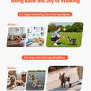 VEVOR Dog Wheelchair for Back Legs, Adjustable 2 Wheels Pet Wheelchair, Lightweight Dog Cart with Shock-Absorbing Wheels, Mobility Support Wheel Chair for Disabled Injured Dogs up to 22lbs, X-Small