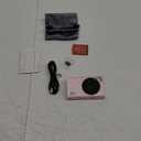 Digital Camera for Kids,4K Point and Shoot Digital Cameras for Kids with 32GB Sd Card Pink 56.0 MP Max