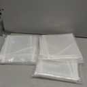 4 Pack Plastic Chair Covers, Clear Dining Room Chairs Cover Set, Transparent Waterproof Seat Protector from Cat Scratch, Dust, Spill, Pet Hair and Easy Clean