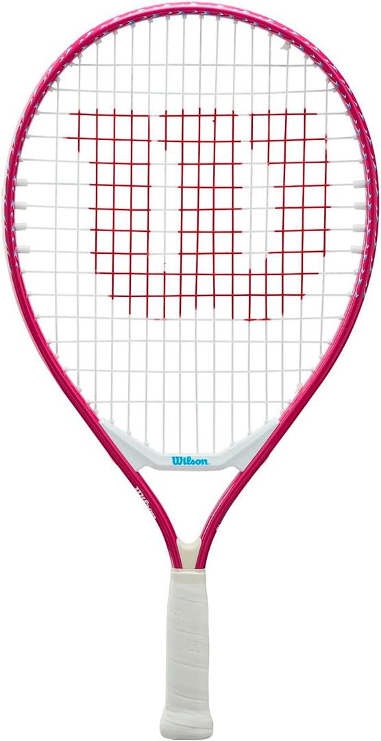 Wilson Ultra Power 19" Junior Recreational Tennis Racket - Pink/White/Blue
