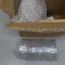 12 Pcs Ribbed Martini Glasses 10 oz Disposable Plastic Vintage Ribbed Coupe Glasses Unbreakable Dessert Parfait Glassware for Wedding Birthday Party Supplies (Clear)