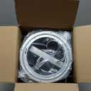 V2262-50 7 Inch Bathroom Exhaust Fan, 1.0 Sones, 50 CFM Ceiling Exhaust Fan, for 8" Opening, Quiet Effective Ventilation for Bathroom, Laundry Room, Kitchen, Mobile Home