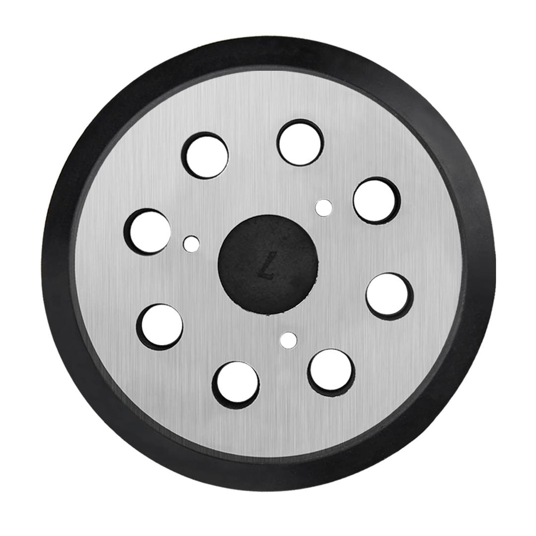 Sander Pad Replacement for Dewalt, 5" 8 Hole Hook and Loop Orbital Sander Metal Pads Compatible with DeWalt DW420 DW421 DW422 DW423 DW426 D26451 D26453 Random Orbital Sander (3 Screw Holes)