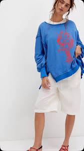 Blue Sweatshirt, L