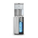 Brio Moderna Touchless Bottom Load Water Cooler Dispenser - Self-Cleaning, Motion Sensor, Tri Temp Dispense, Child Safety Lock, Holds 3 or 5 Gallon Bottles, Digital Display and LED Light, (Stainless Steel)