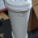 Ubbi Steel Diaper Pail, Odor Locking, No Special Bag Required, Award-Winning, Registry Must-Have, White