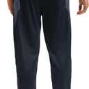 AMZSPORT Men's Joggers Sweatpants with Zipper Pockets Lightweight Athletic Track Pants for Men Workout, Running, Soccer (XL)