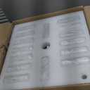 Finktonglan 20 Inch Gold Caged Ceiling Fan with Light, Crystal Chandelier Ceiling Fan with Lights Remote Control, Modern Crystal Fandelier 6 Speeds for Dining Room, Living Room