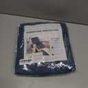 Reversible Recliner Chair Cover - Washable Slipcover Furniture Protector with Elastic Straps - Furniture Cover for Dogs, Kids, and Pets - Quilted & Stitched Detail (Recliner, Smoke Blue / Ivory)