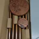 Woodstock Chimes Amazing Grace Wind Chime for Outside 40" Medium Bronze,Outdoor Decor for Patio, Porch, Garden, Memorial Gift for Loved Ones AGLBR