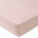 Burt's Bees Baby Essential Organic Cotton Fitted Crib Sheet, Breathable for Boy Girl Standard Crib & Toddler Mattresses (1-Pack)