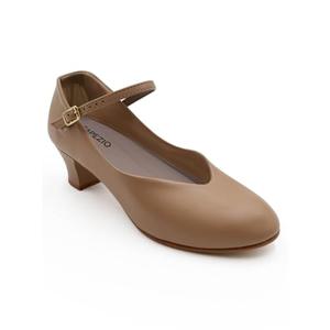 Capezio Women's Jr. Footlight Character Shoe,Caramel,5.5