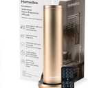 Homedics SereneScent Waterless Home Fragrance Diffuser, Use with Homedics SereneScent Oil (Sold Separately), Patented Air Diffusion Technology, Clean & Natural Fragrance, Enhances Mood, Champagne