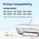 TOKYOINK 822XL Ink Cartridges Combo Pack Remanufactured Replacement for Epson 822 Ink Cartridges T822 T822XL Ink for Workforce Pro WF-3820 WF-4830 WF-4820 WF-4830 WF-4833 WF-4834 Printer (8 Pack)