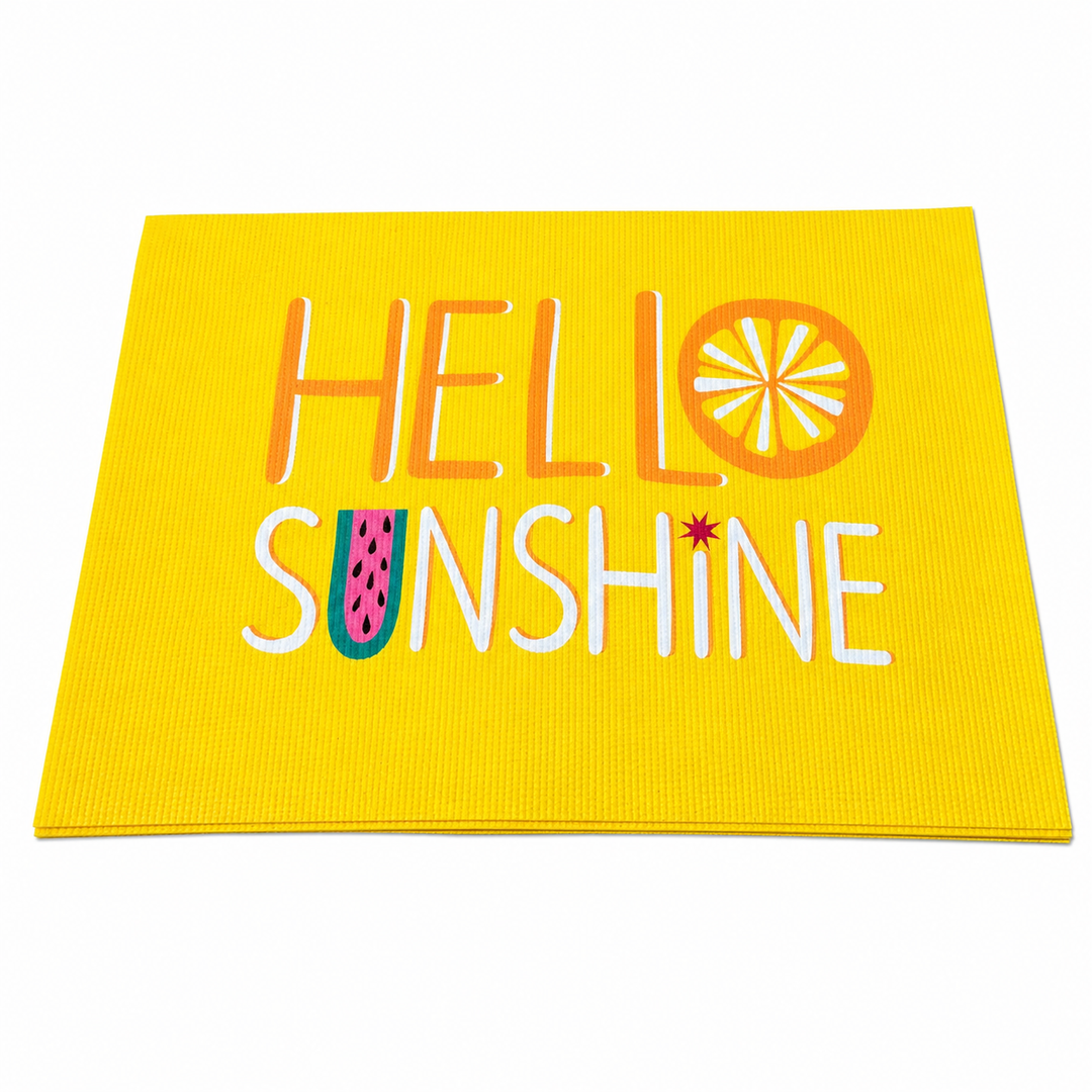 Lintex Hello Sunshine Textilene Placemats 4pk