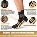 NEENCA Copper Compression Socks, Medical Ankle Support Socks for Injury Recovery & Pain Relief, Sport Protection, Women & Men Circulation, Swelling, Runner, Travel, Pregnancy, Flying1 Pair, 20-30mmHg (XX-Large)