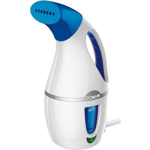Conair Complete Steam Hand Held Fabric Steamer, 1100W, White/Blue